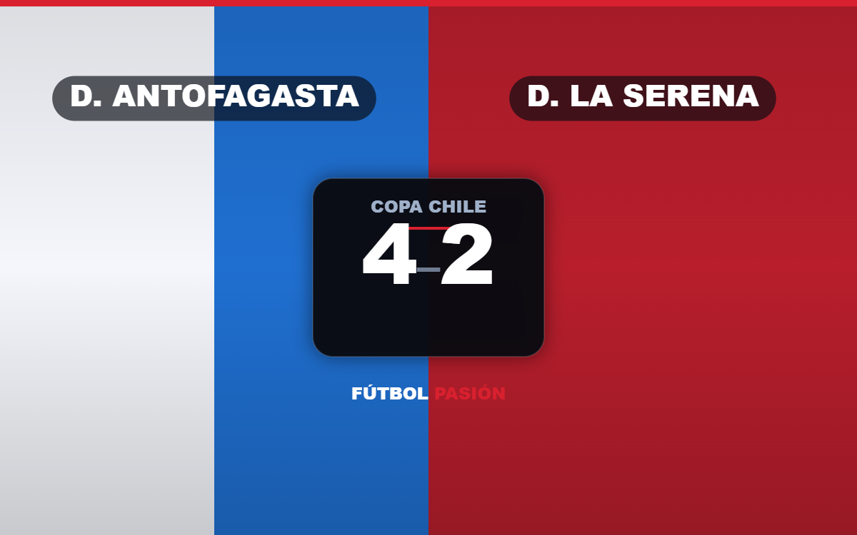 Deportes Antofagasta golea 4-2 a La Serena con un triplete de Brayan Hurtado