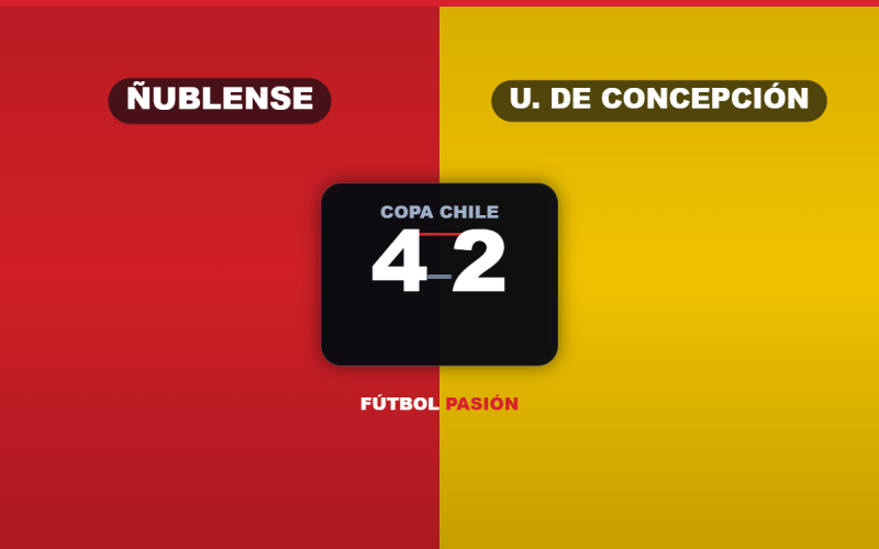 Ñublense golea 4-2 a Universidad de Concepción y se mete en la pelea de su grupo en Copa Chile