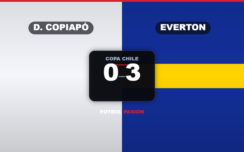 Deportes Copiapó cayó 3-0 ante Everton en Sausalito