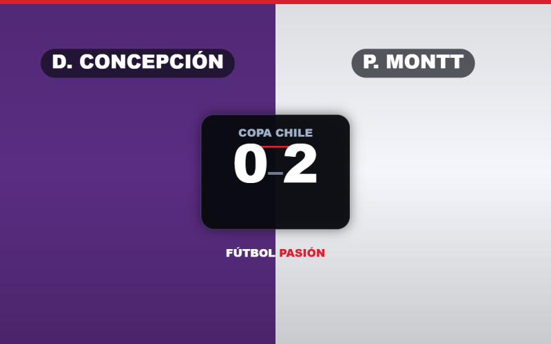 Deportes Concepción cayó 0-2 en Puerto Montt en un duelo con polémica arbitral