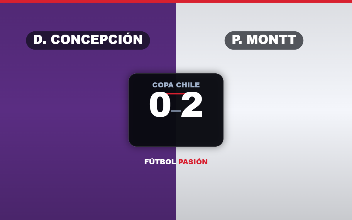 Deportes Concepción cayó 0-2 en Puerto Montt en un duelo con polémica arbitral
