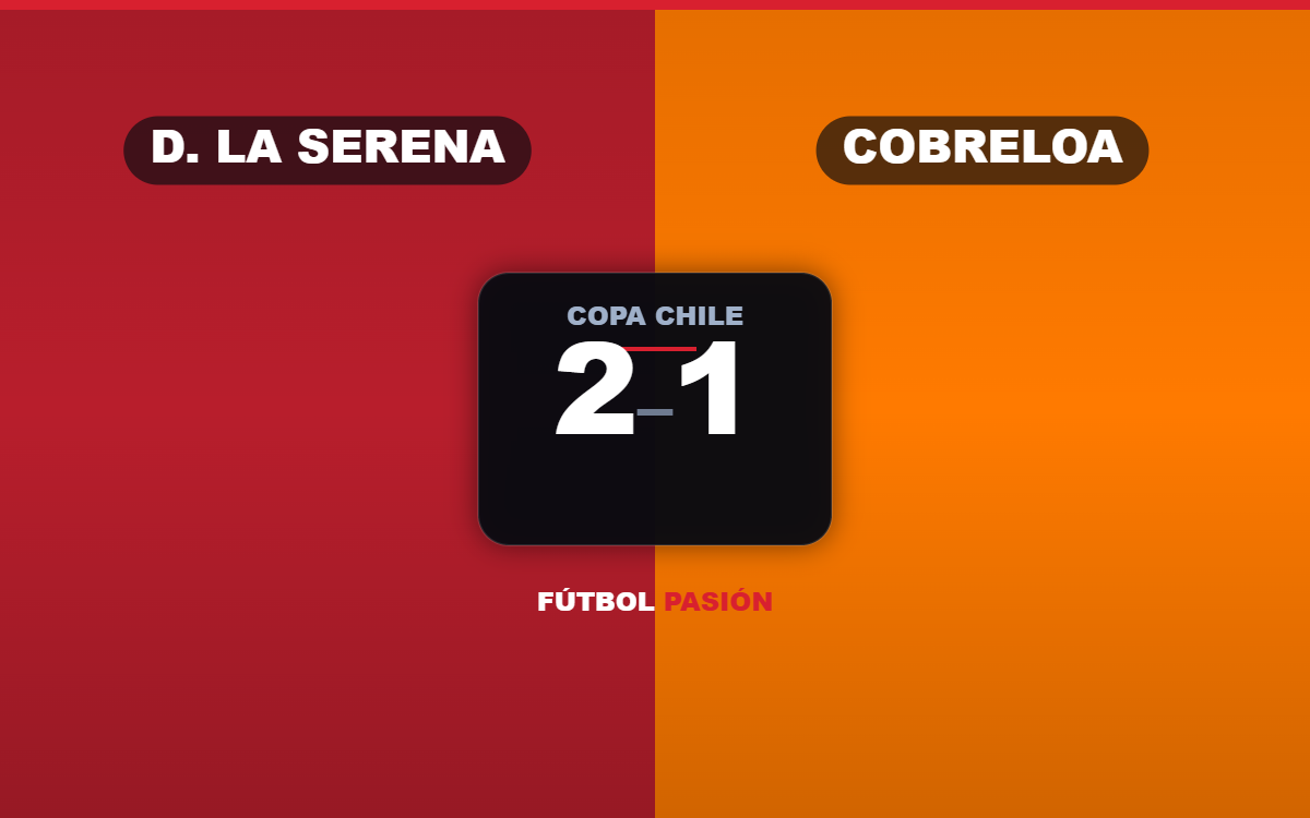 Deportes La Serena venció 2-1 a Cobreloa
