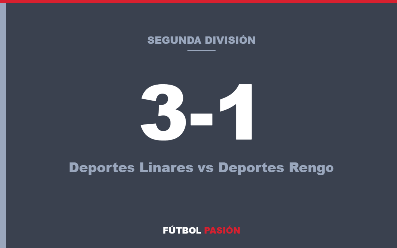 Deportes Linares vence 3-1 a Deportes Rengo