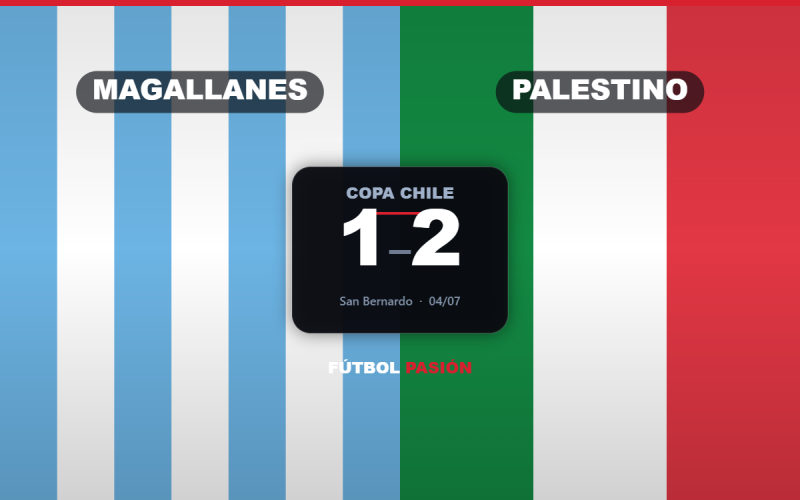 Magallanes cayó 1-2 ante Palestino como local