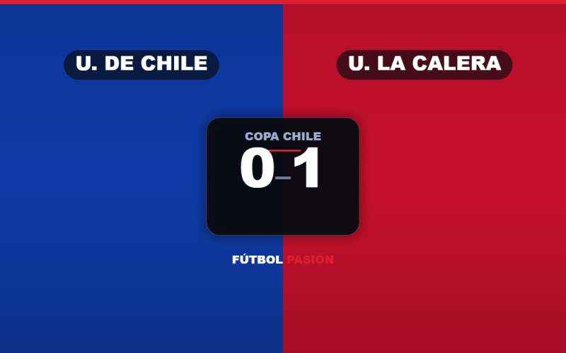 Universidad de Chile cayó en casa ante Unión La Calera pero sigue en la cima