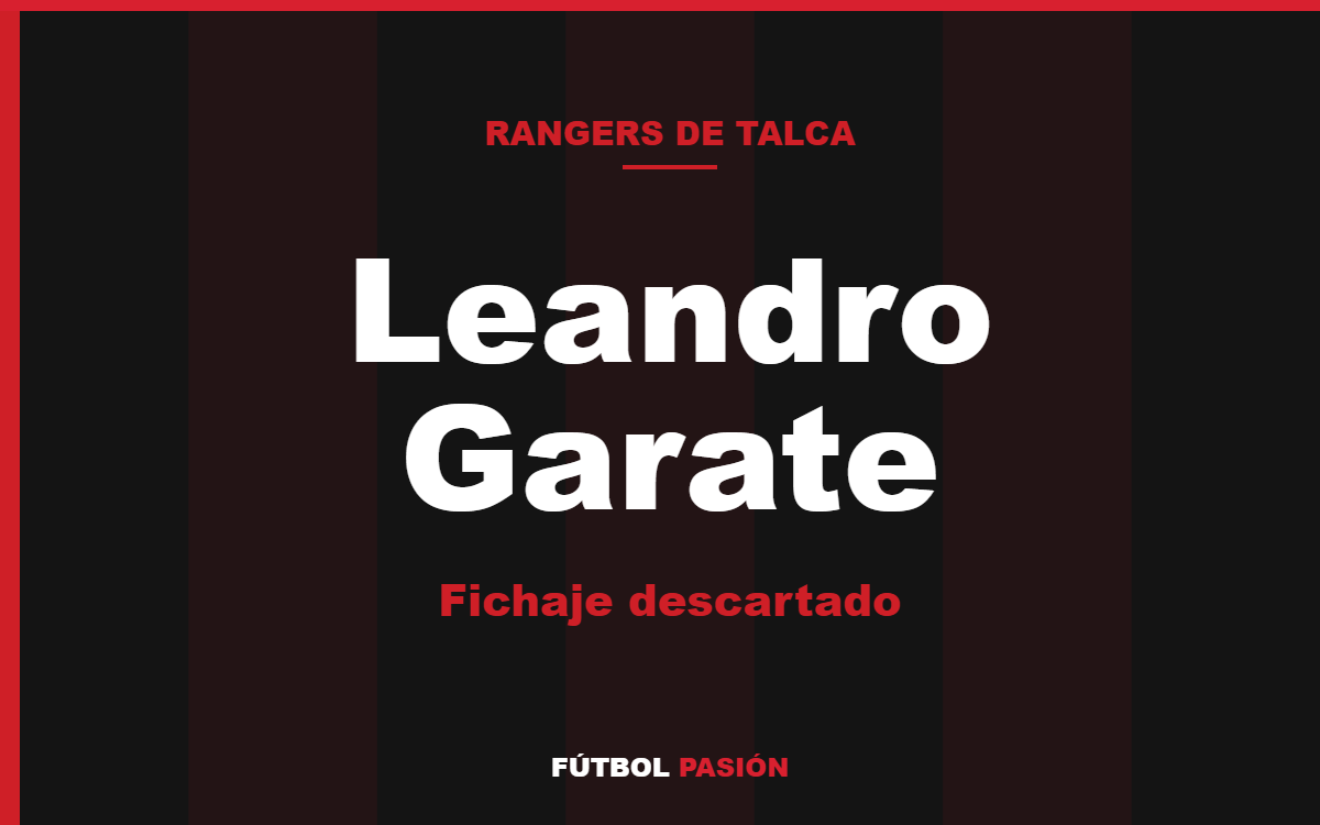 Rangers de Talca descartó la llegada del delantero argentino Leandro Garate
