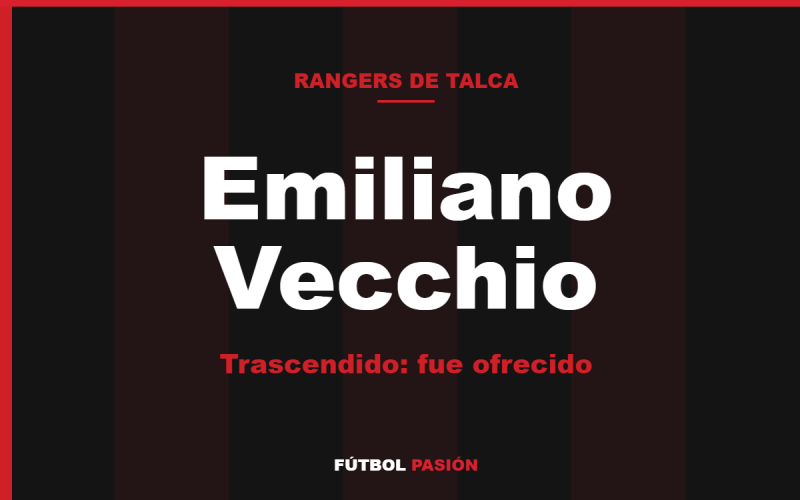 Emiliano Vecchio fue ofrecido a Rangers de Talca, según trascendió